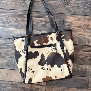 Cow Print Bag